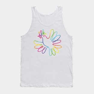 Peace please peace Tank Top